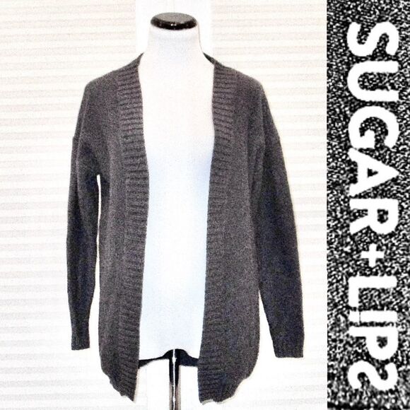 🍍3/$15🍍 Sugar Lips Long Open Front Cardigan - Picture 1 of 7